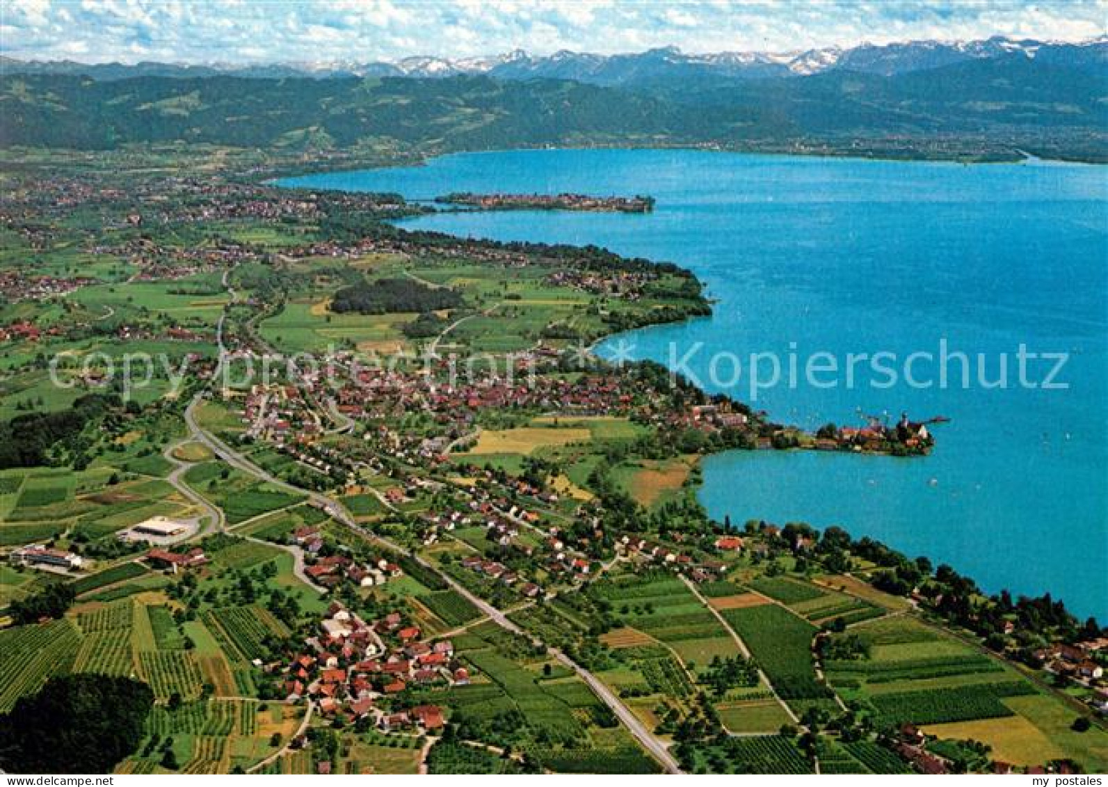 72946834 Wasserburg Bodensee Fliegeraufnahme Wasserburg - Wasserburg A. Bodensee