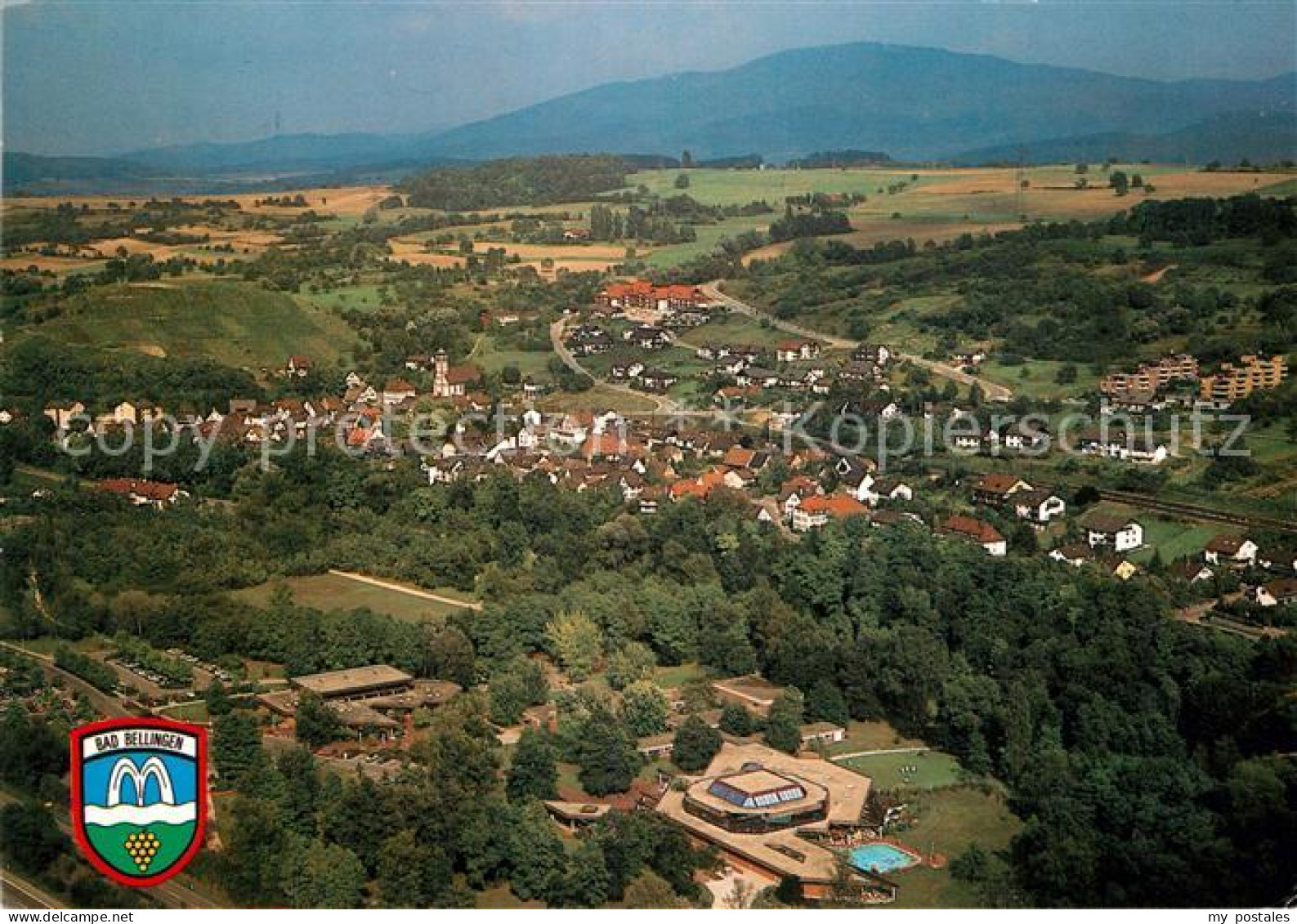 72946801 Bad Bellingen Fliegeraufnahme Sanatorium Sankt Marien Bad Bellingen - Bad Bellingen