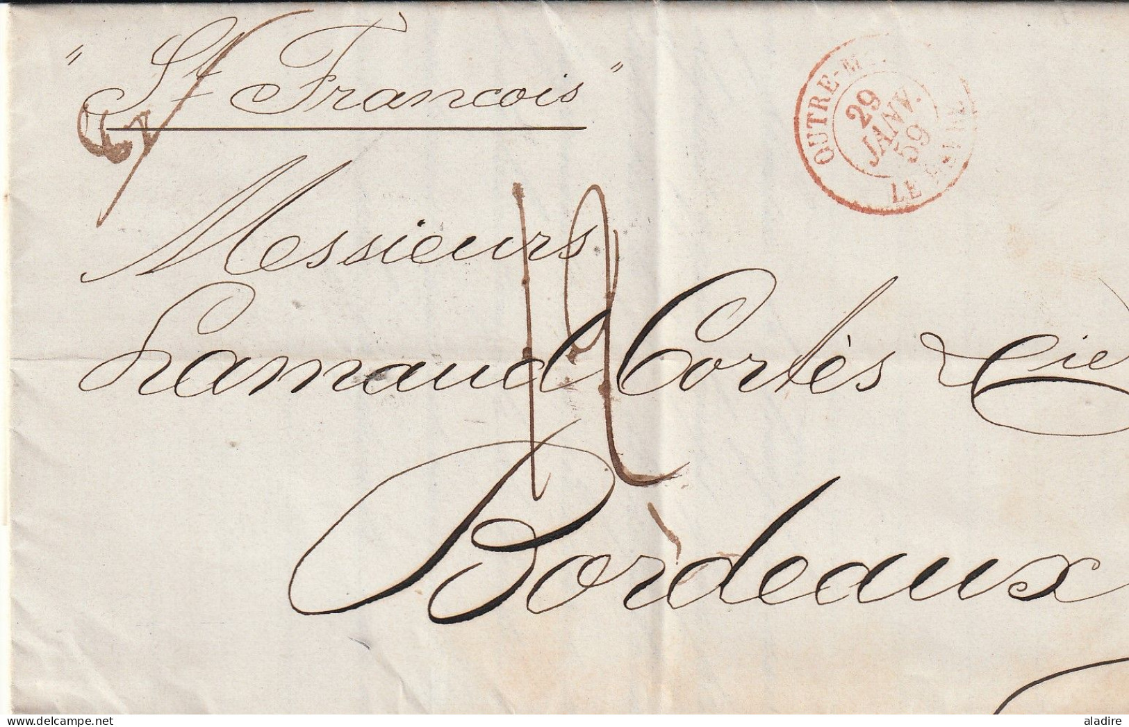 1858 /1939 - Collection De 9 Lettres, Entiers Et Enveloppes (+ 3 En Cadeau) - Lignes Maritimes Françaises ARGENTINE - Schiffspost