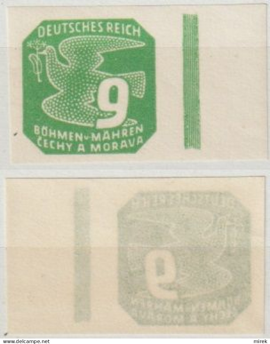 097/ Pof. NV 13, Translucent Paper - Unused Stamps