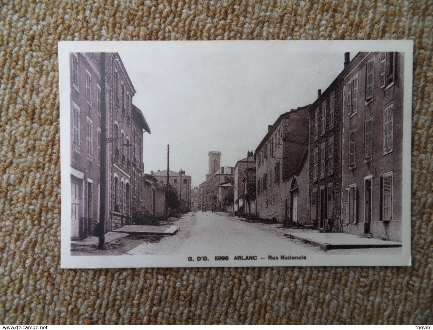 KB11/1138-Arlanc Rue Nationale 1952 - Sonstige & Ohne Zuordnung