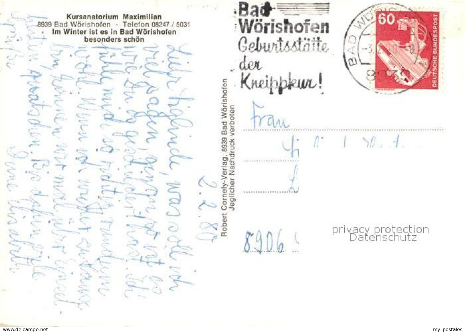 72946635 Bad Woerishofen Kursanatorium Maximilian Im Winter Bad Woerishofen - Bad Wörishofen