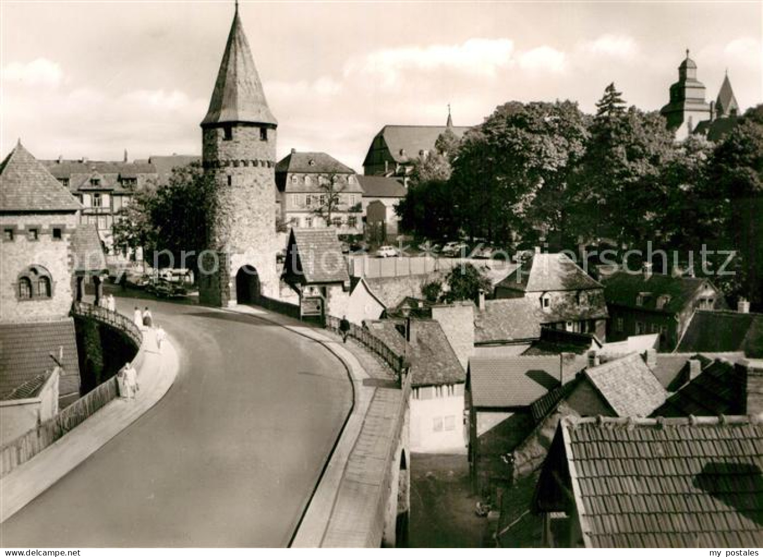 72946596 Bad Homburg Altstadt Mit Ritter Von Marx Bruecke Turm Bad Homburg - Bad Homburg