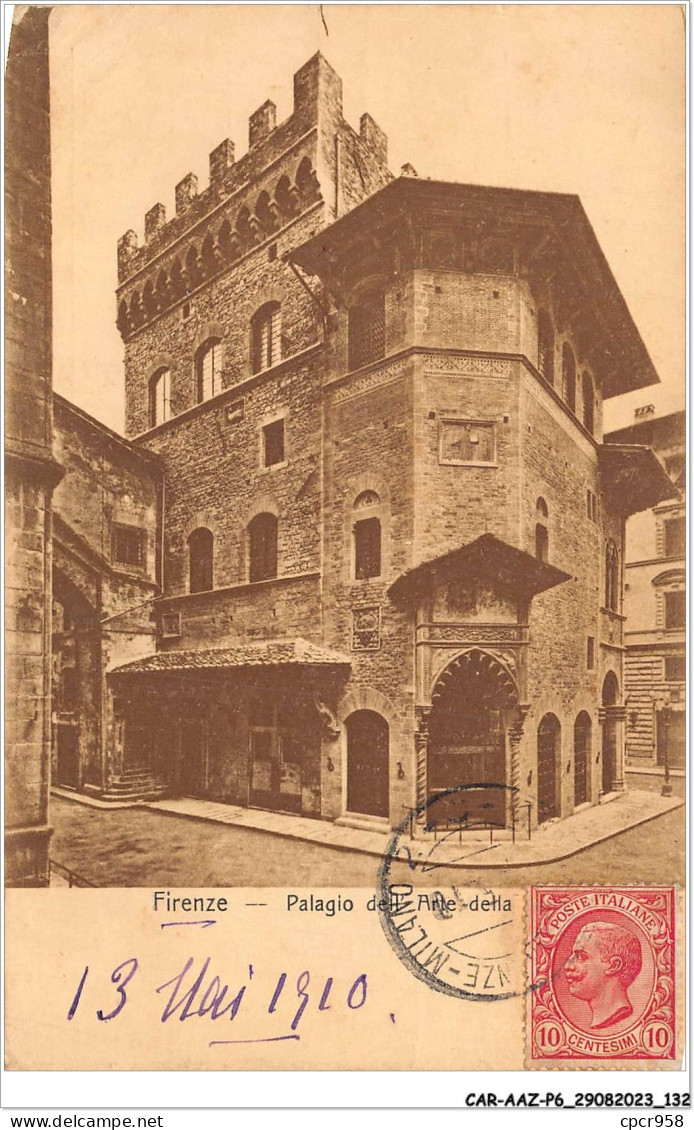 CAR-AAZP6-0473 - ITALIE - FIRENZE - Palagio De L'arte-della  - Sonstige & Ohne Zuordnung