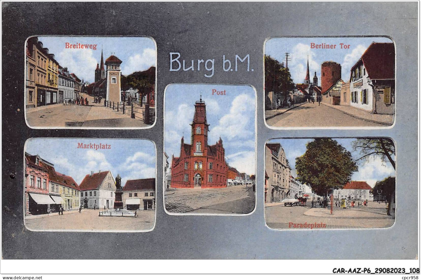 CAR-AAZP6-0461 - ALLEMAGNE - Burg B M - Vue D'ensemble  - Andere & Zonder Classificatie