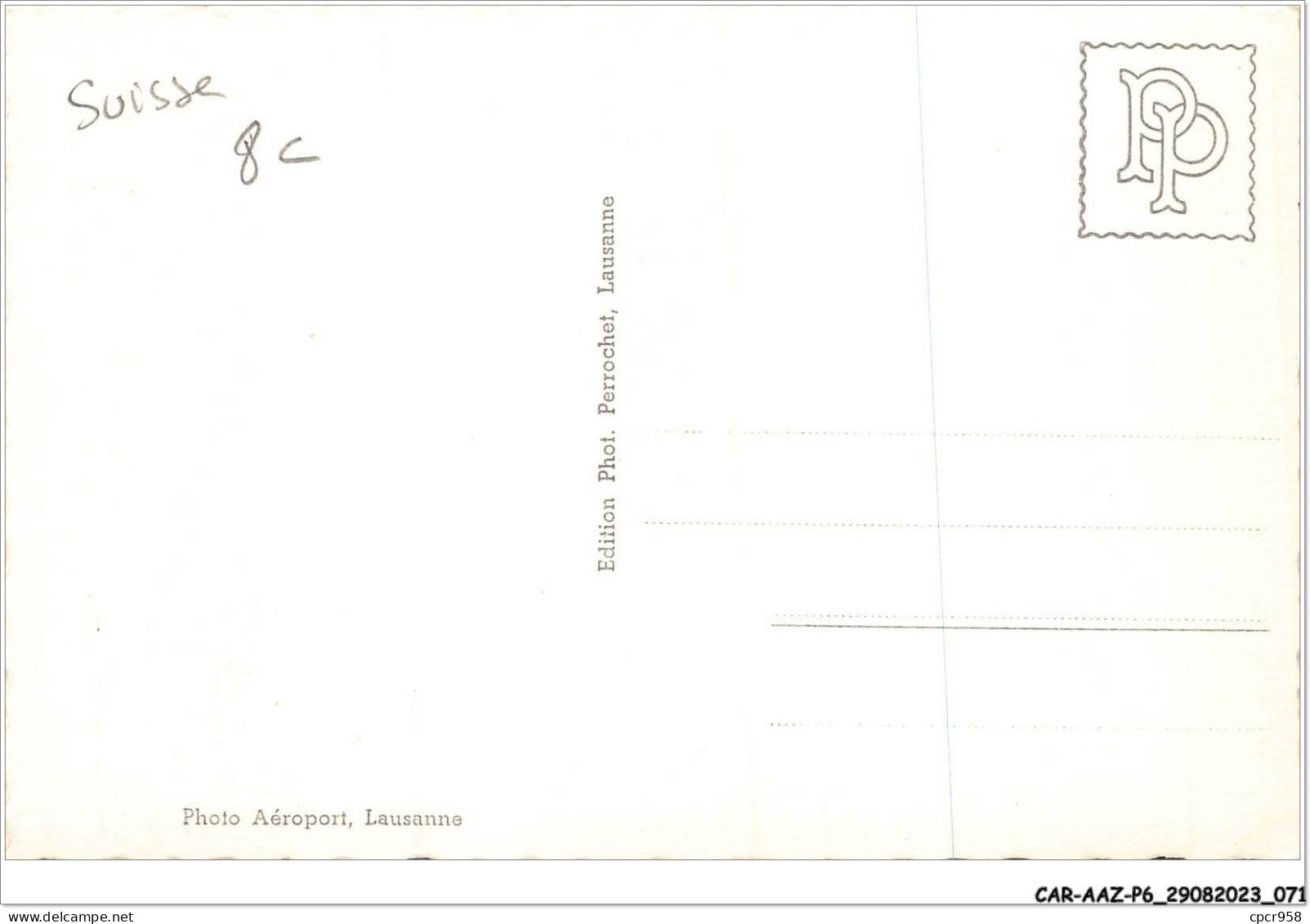 CAR-AAZP6-0442 - SUISSE - YVERDON - Vue Aérienne  - Otros & Sin Clasificación