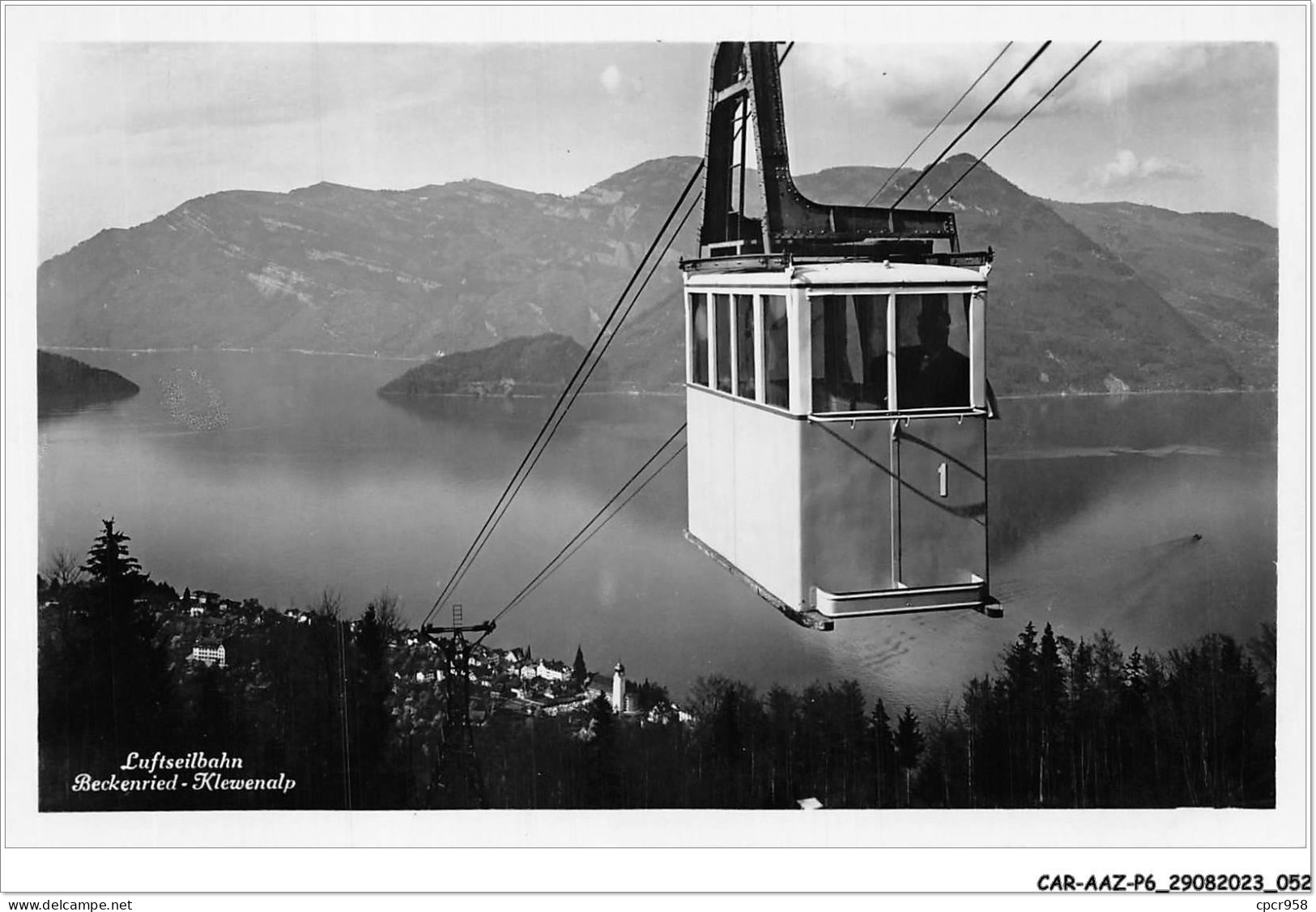 CAR-AAZP6-0433 - SUISSE - Luftseilbahn - Beckenried - Klewenalp  - Autres & Non Classés