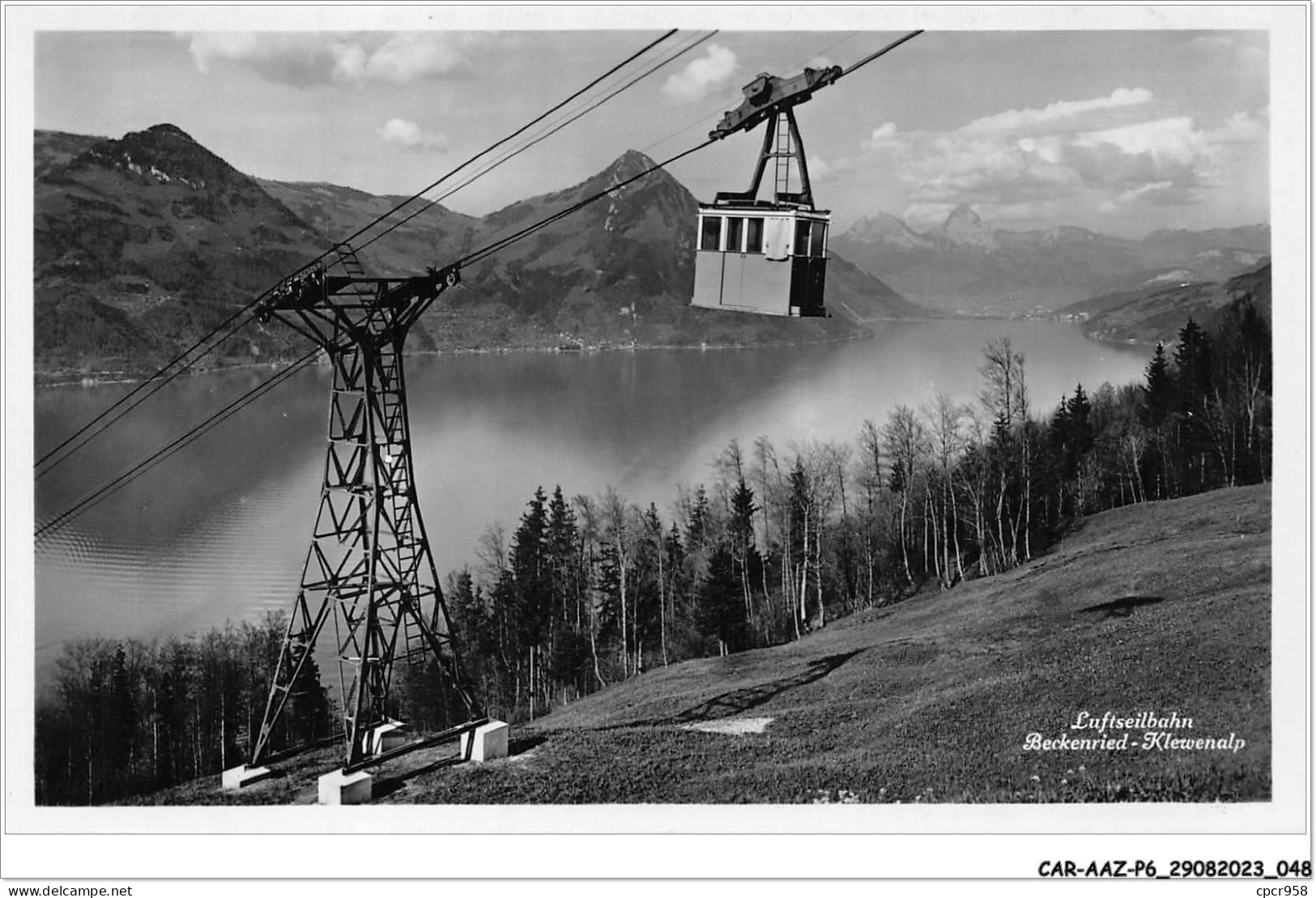 CAR-AAZP6-0431 - SUISSE - Luftseilbahn - Beckenried - Klewenalp  - Autres & Non Classés