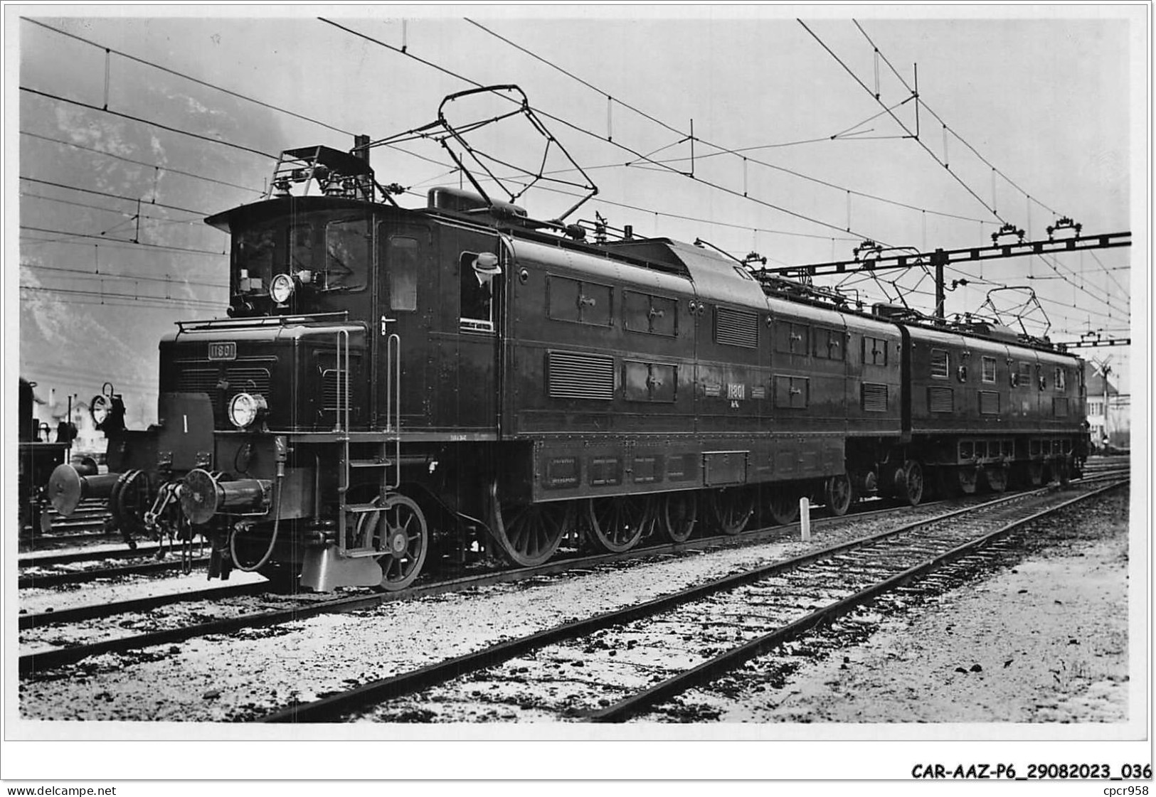 CAR-AAZP6-0425 - SUISSE - Neue Elektrische Lokomotive Der Schweiz  - Otros & Sin Clasificación