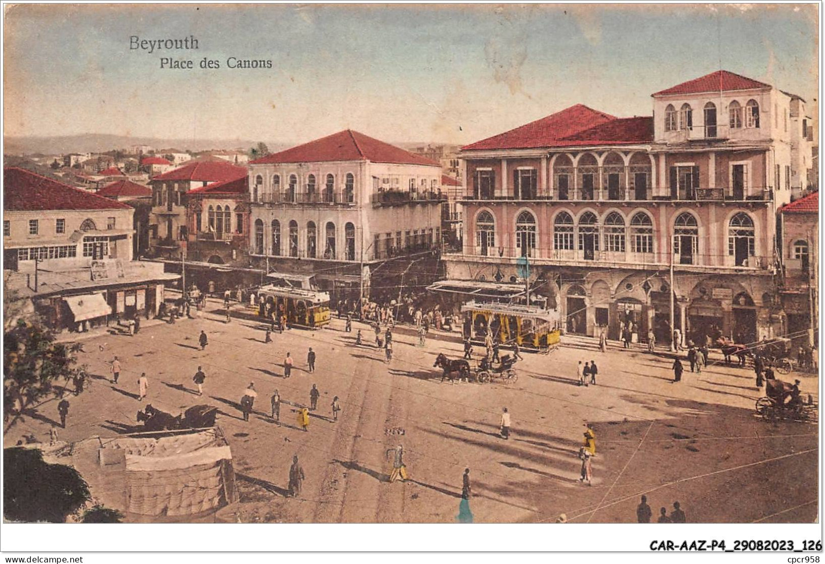 CAR-AAZP4-0313 - LIBAN - BEYROUTH - Place Des Canons  - Libanon