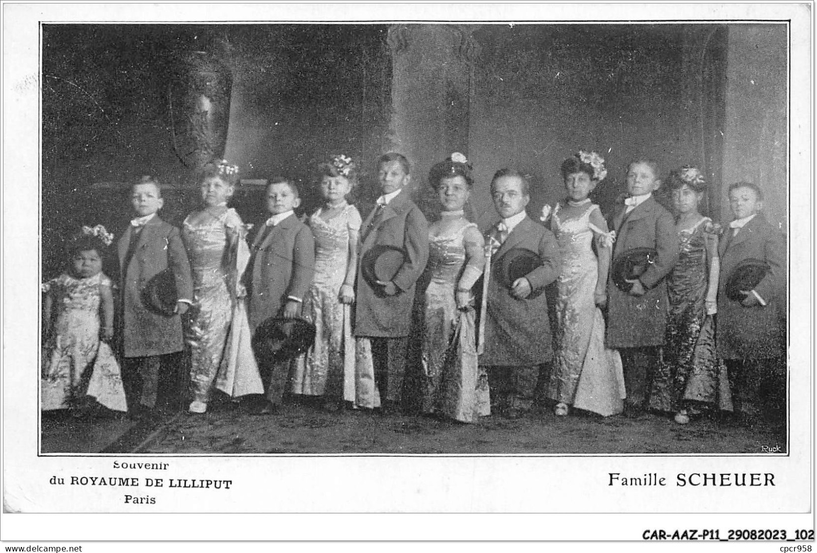 CAR-AAZP11-0867 - CIRQUE - Souvenir Du Royaume De Tilliput - Famille Scheuer  - Circus