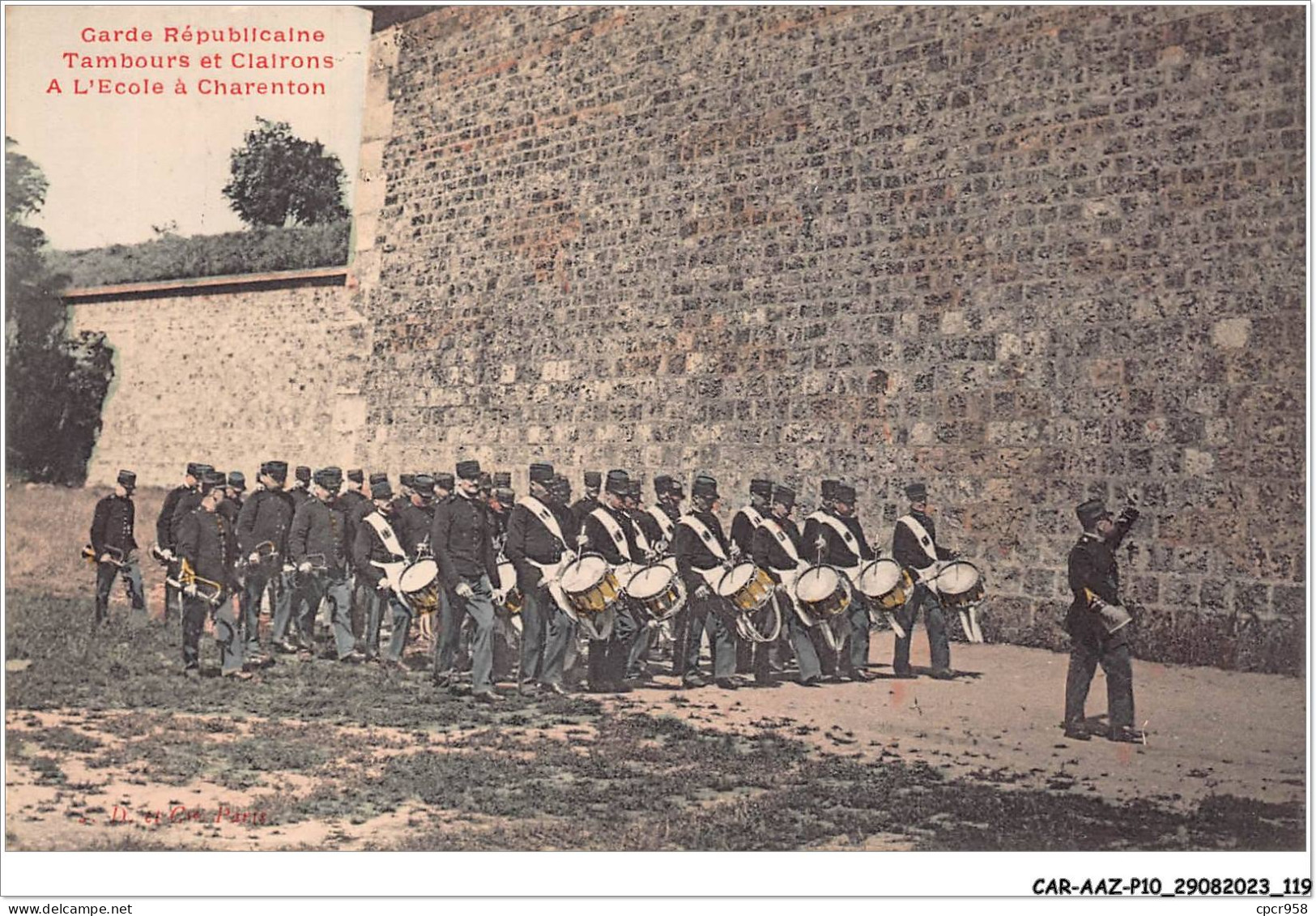 CAR-AAZP10-0779 - MILITAIRE - Garde Republicaine - Tambours Et Clairons à L'école à Charenton  - Sonstige & Ohne Zuordnung