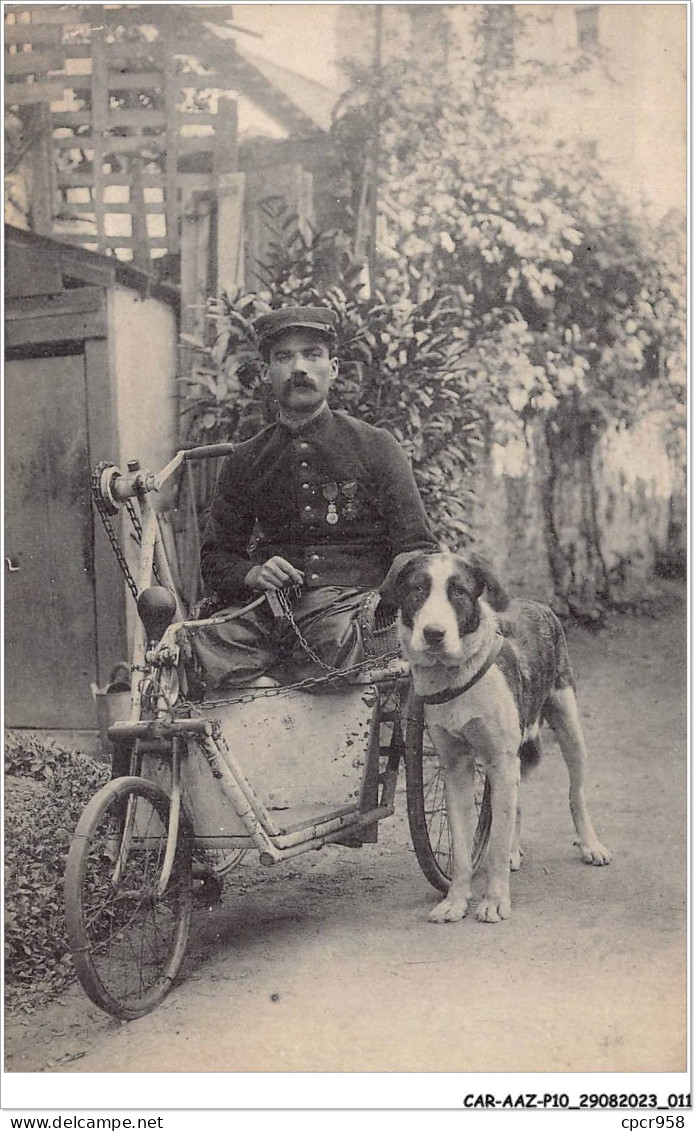 CAR-AAZP10-0725 - MILITAIRE - Attelage De Chien  - Autres & Non Classés