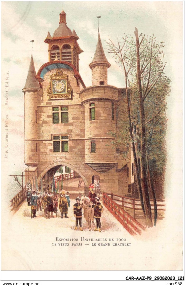 CAR-AAZP9-0690 - PUBLICITE - Exposition Universelle De 1900 - Le Vieux Paris - Le Grand Catelet  - Advertising