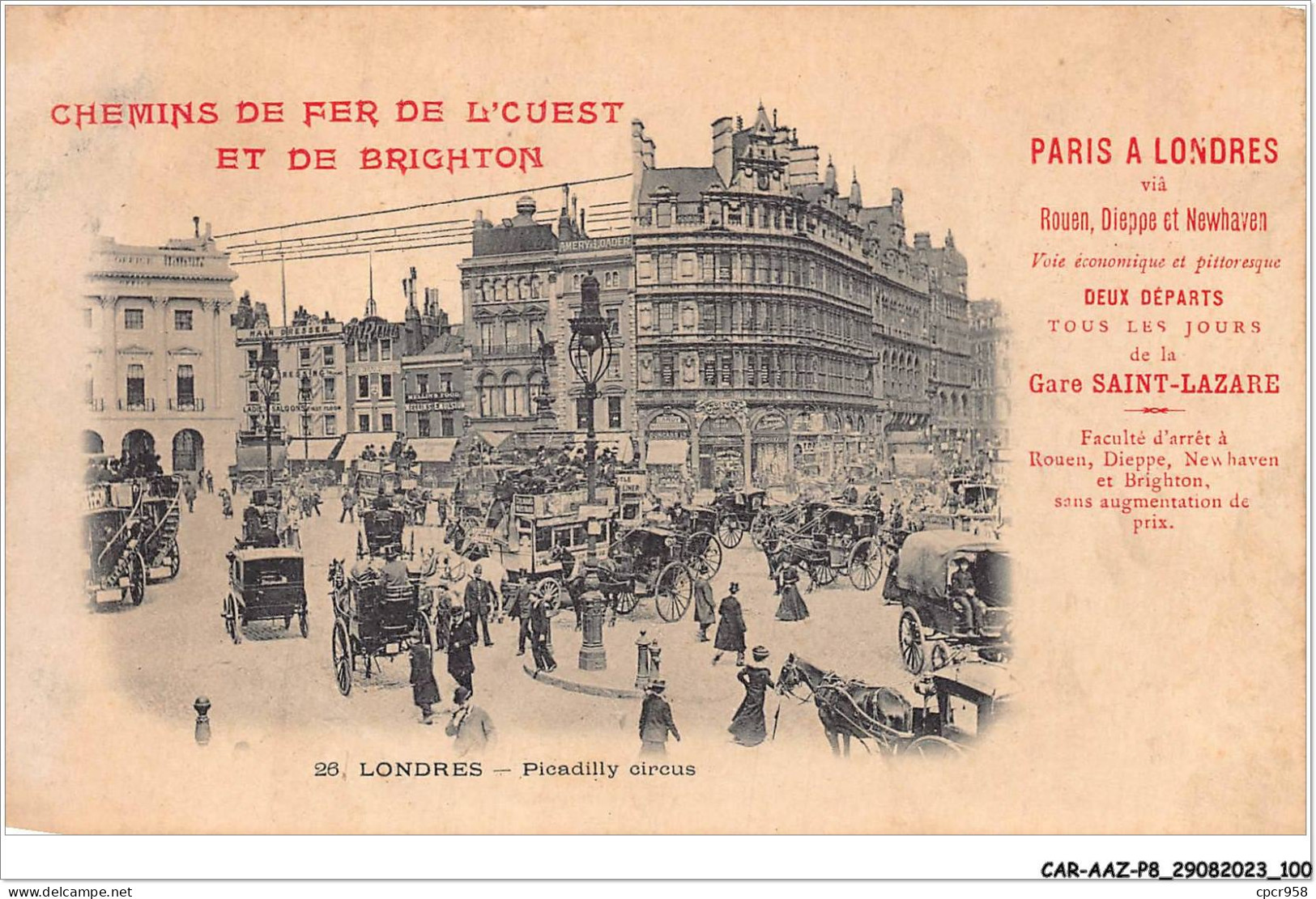 CAR-AAZP8-0617 - ROYAUME UNI - LONDRES - Picadilly Circus  - Andere & Zonder Classificatie