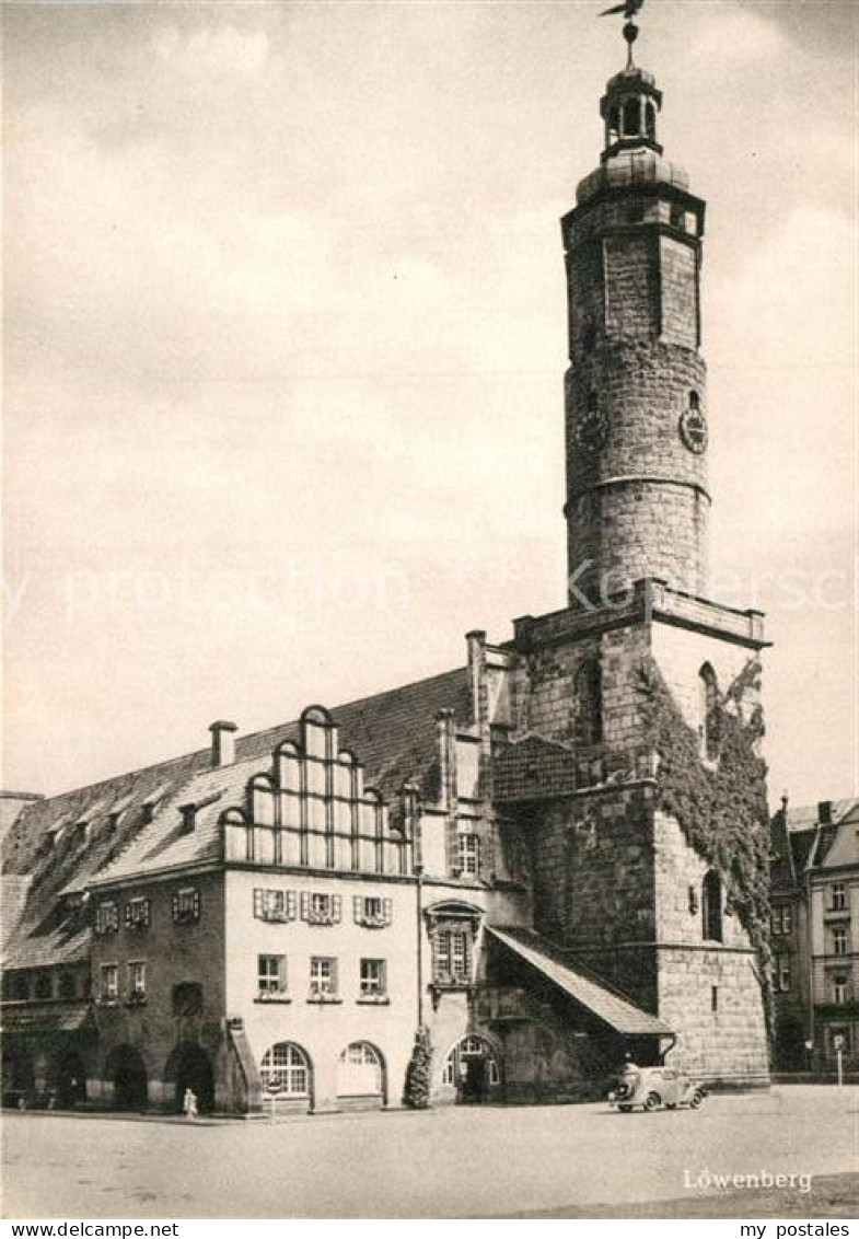 72945722 Loewenberg Niederschlesien Altes Rathaus Mit Modernem Anbau Loewenberg  - Polonia