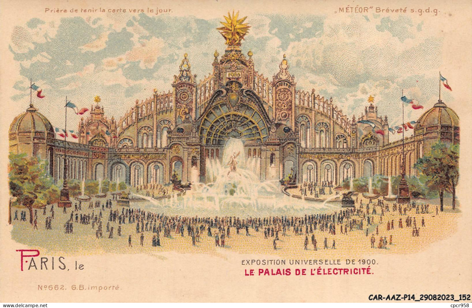 CAR-AAZP14-1130 - ASYSTEME - Exposition De 1900 - Palais De L'électricité  - Otros & Sin Clasificación