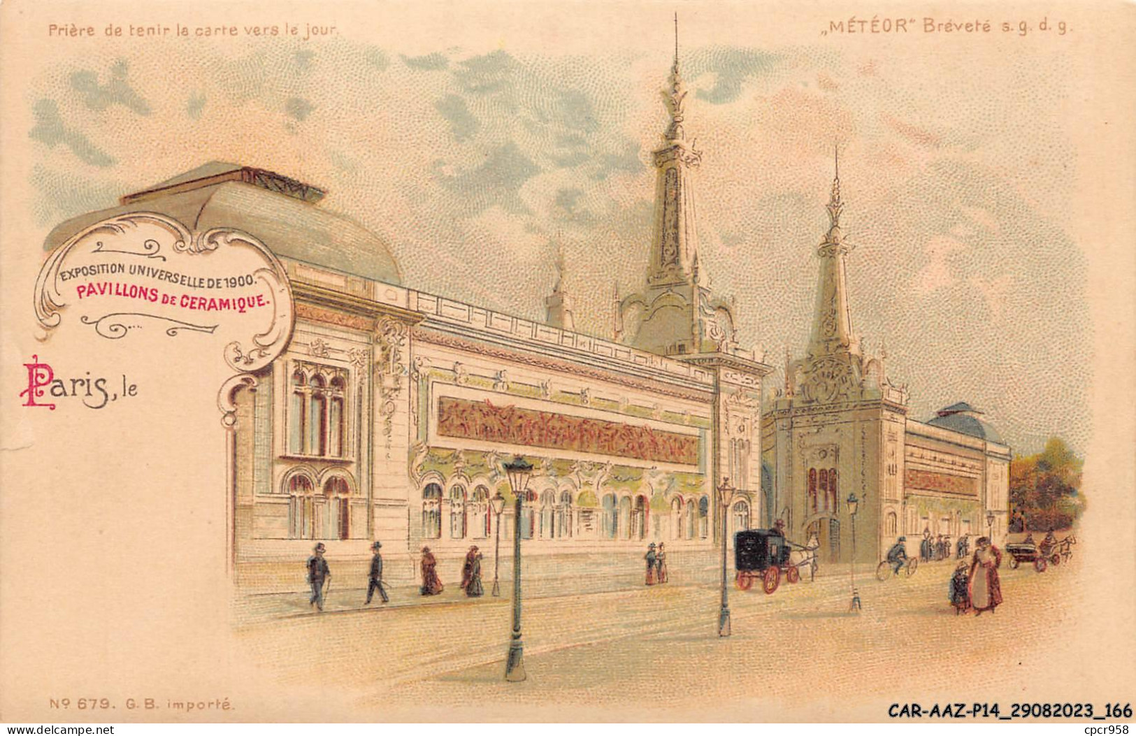 CAR-AAZP14-1137 - SYSTEME - Exposition Universelle 1900 - Pavillon De Ceramique  - Andere & Zonder Classificatie