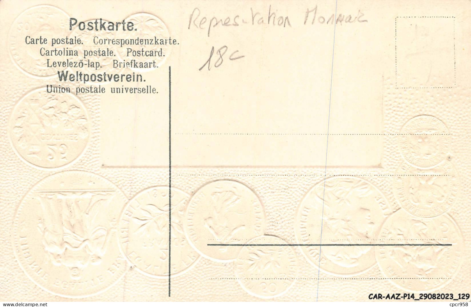 CAR-AAZP14-1118 - REPRESENTATION MONNAIE - La France - 1f=100 Centimes - Coins (pictures)
