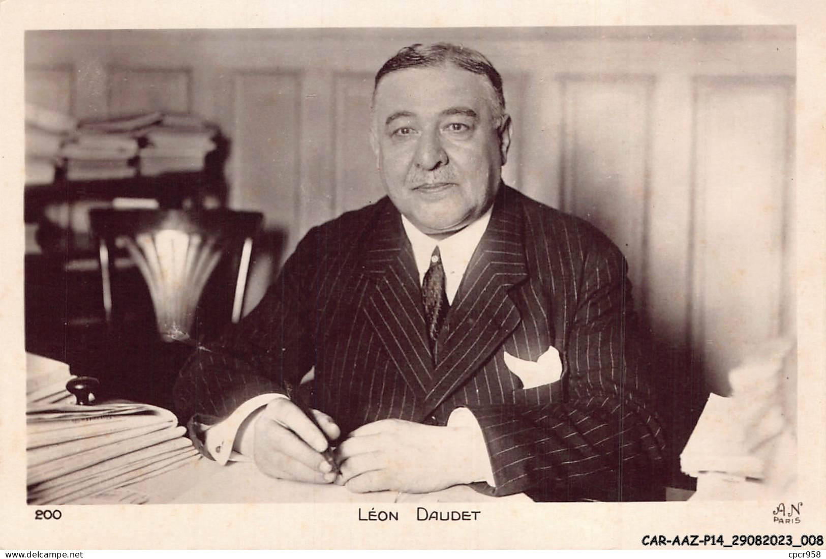 CAR-AAZP14-1057 - POLITIQUE - Léon Daudet  - Personnages