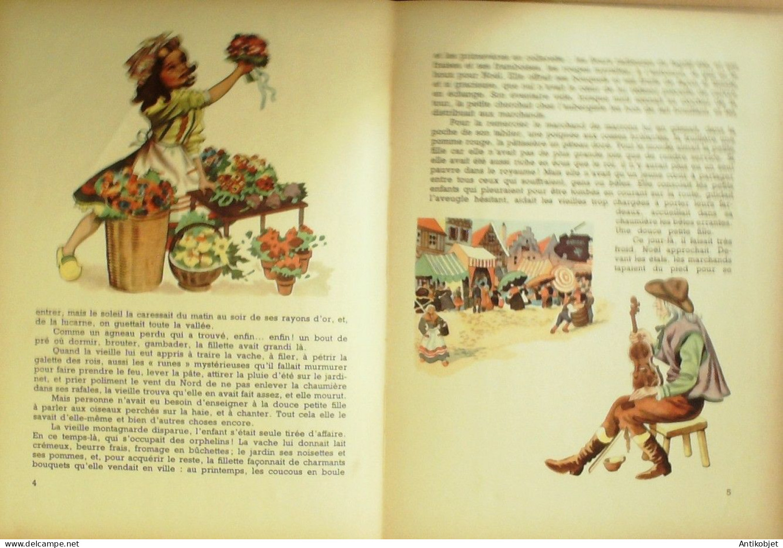 Douce Fleur Illustré Par Sabran Guy Texte Fontanes Catherine Eo 1949 - Other & Unclassified