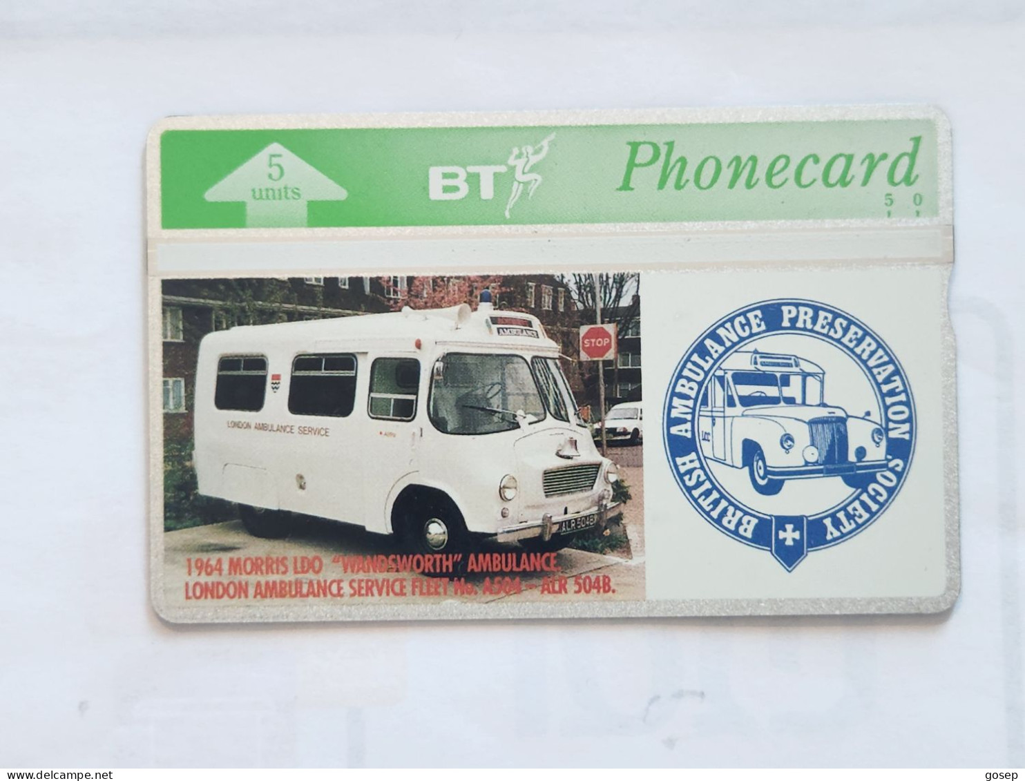 United Kingdom-(BTG-155)-British Ambulance Preservation-(465)(5units)(324H96039)(tirage-600)(price Cataloge-10.00£-mint - BT Emissions Générales