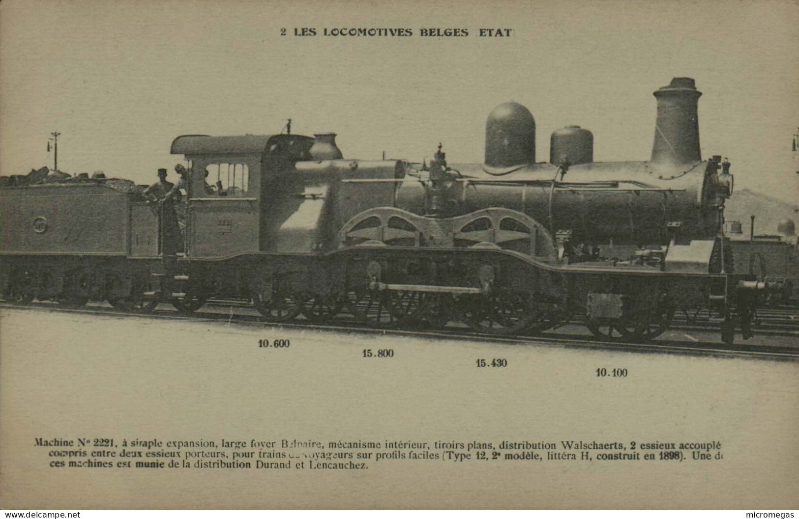Les Locomotives Belges Etat - Machine 2221 à Simple Expansion - Trains