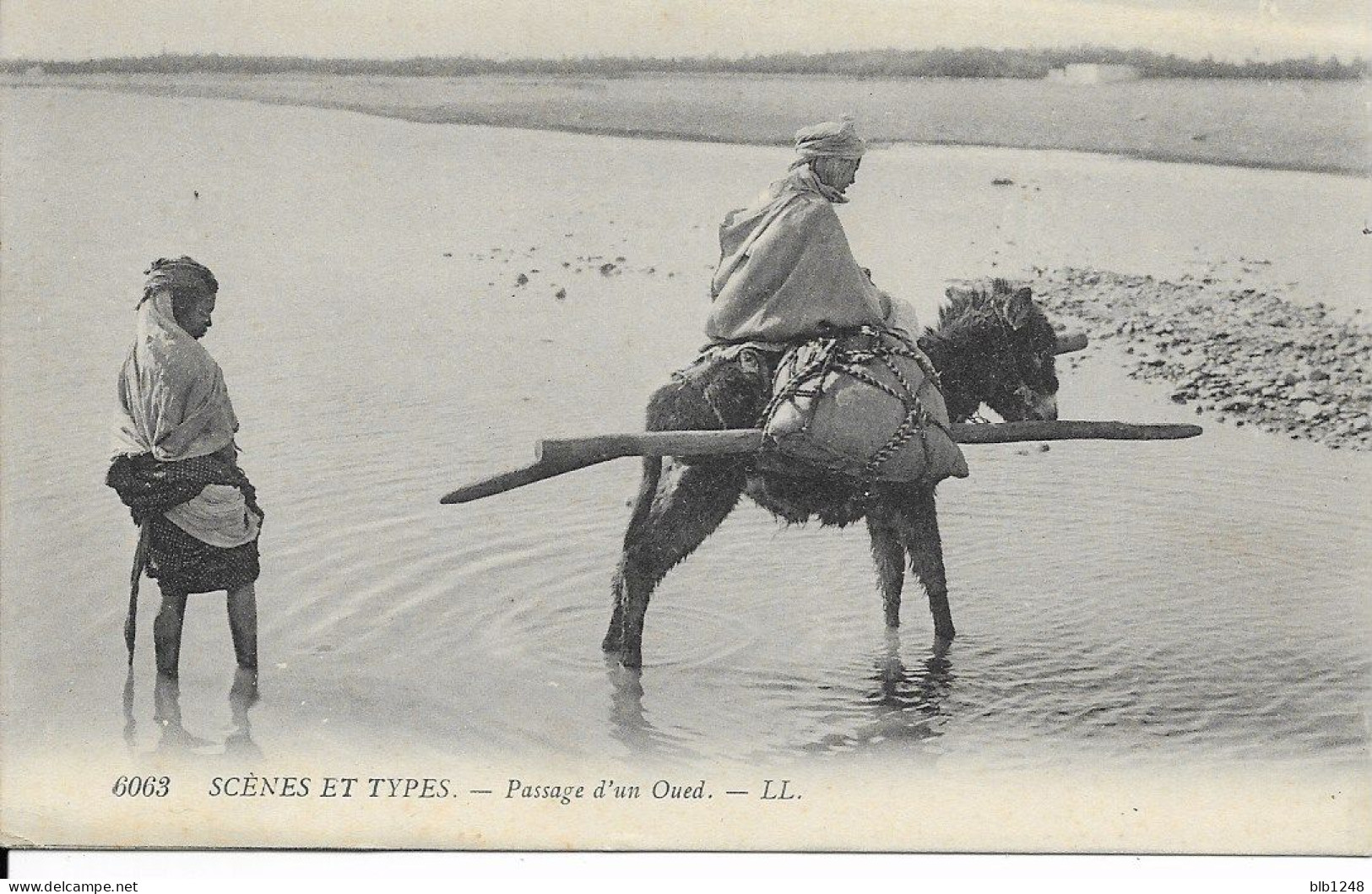 Algérie > Scenes Et Types Passage D'un Oued - Escenas & Tipos