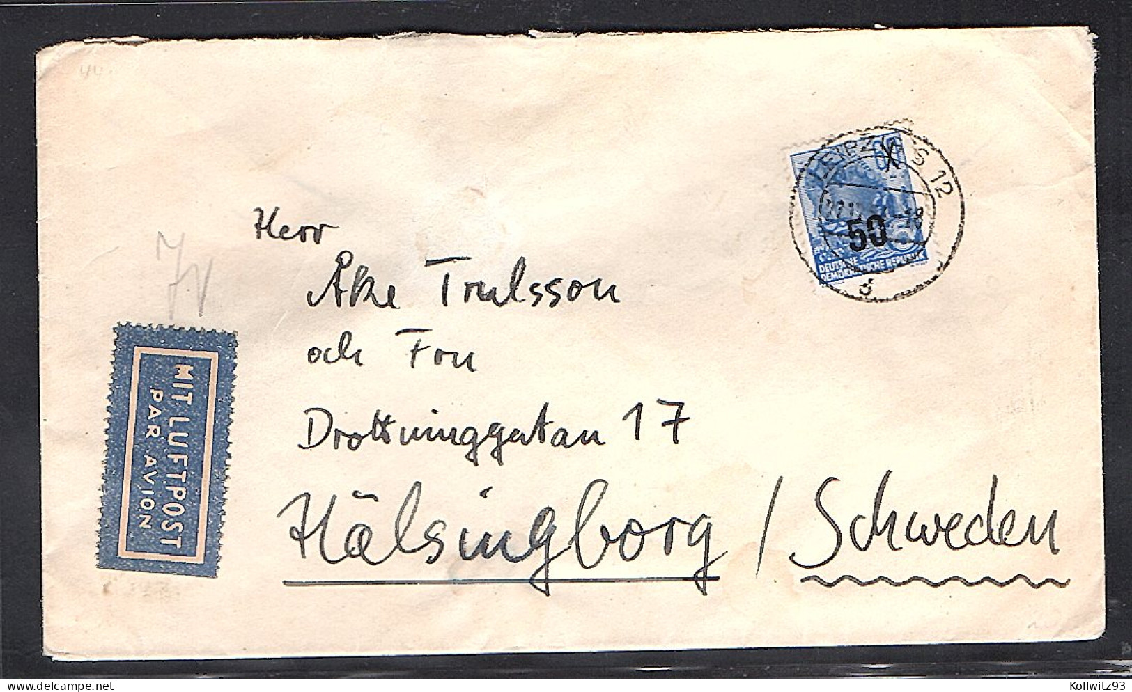 DDR. EF. Mi.-Nr. 441 Auf Auslandbrief. - Lettres & Documents