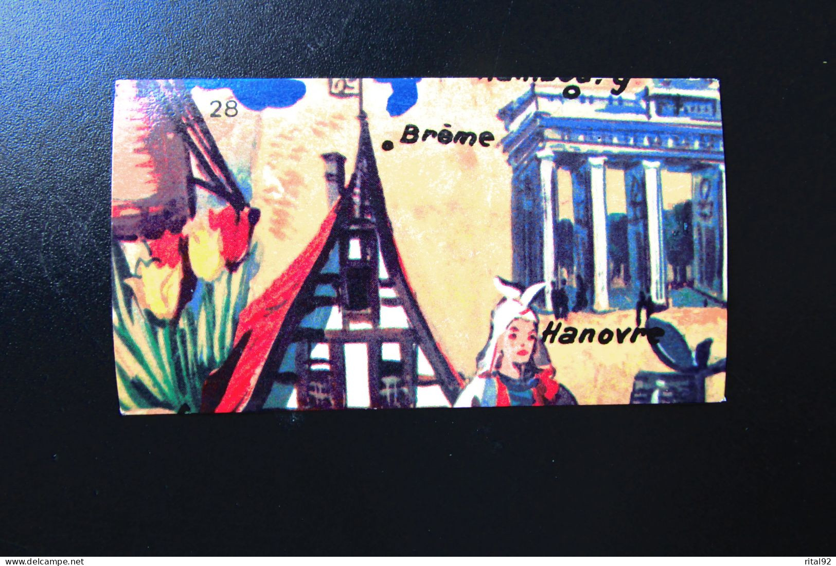 Chromo/Image "Biscottes PRIOR" - Série "CARTE : NOTRE EUROPE" - Albums & Catalogues