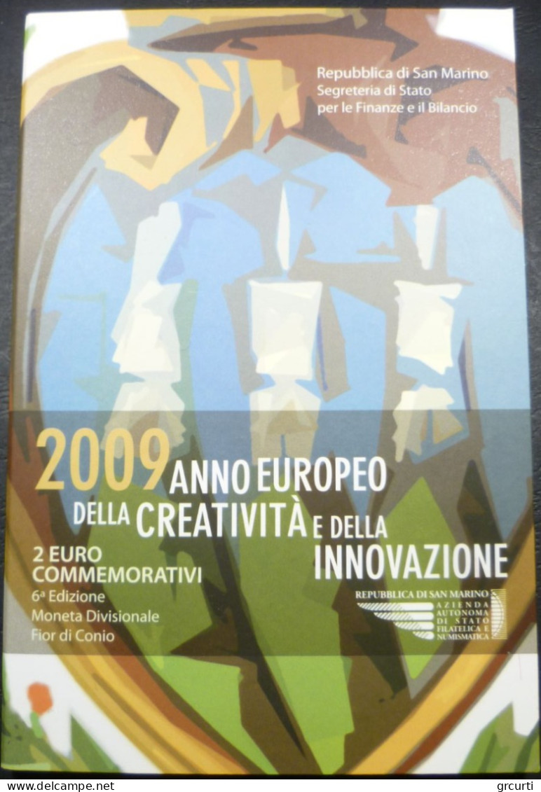 San Marino - 2 Euro 2009 - Anno Europeo Della Creatività Ed Innovazione - KM# 490 - San Marino