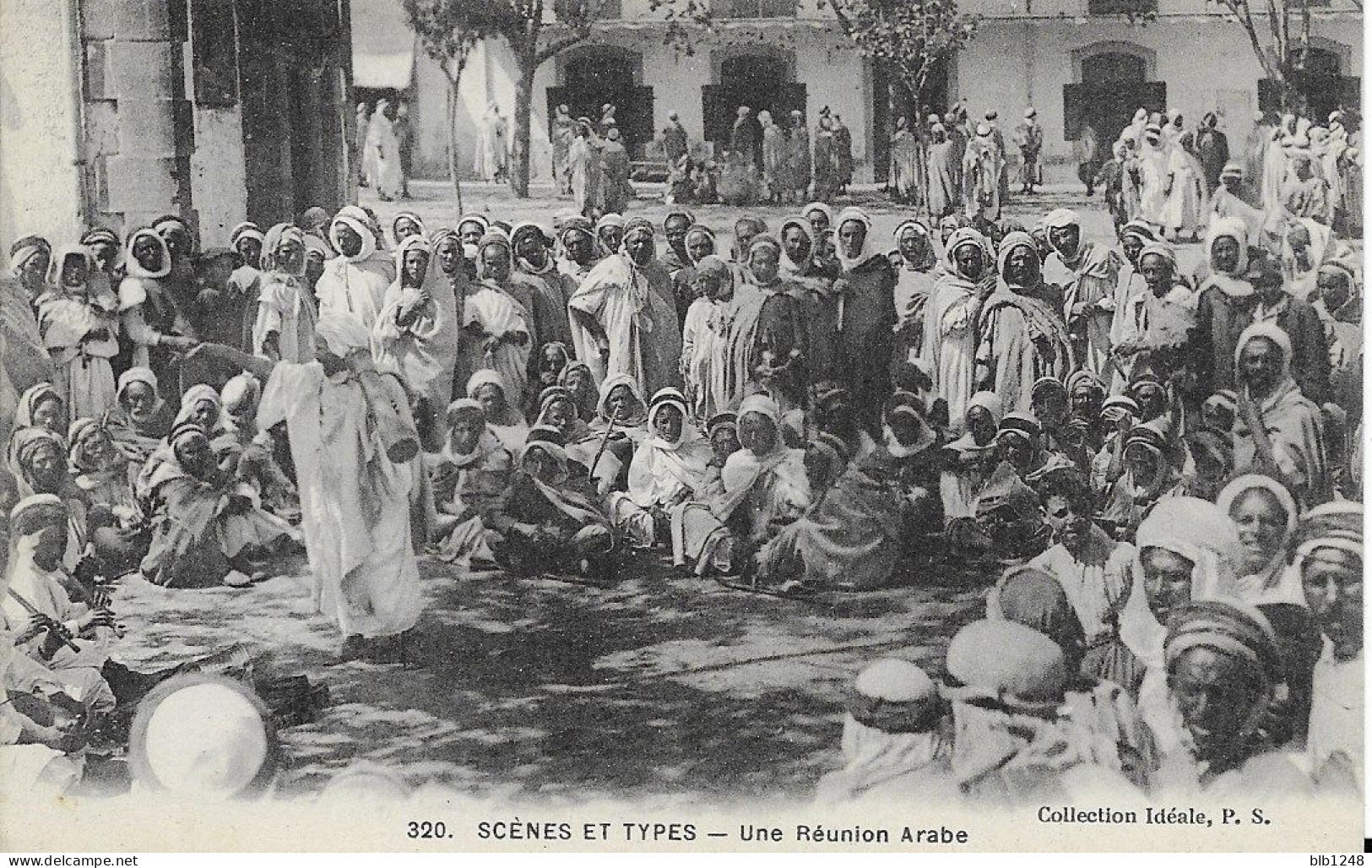 Algérie > Scenes Et Types Une Reunion Arabe - Scenes