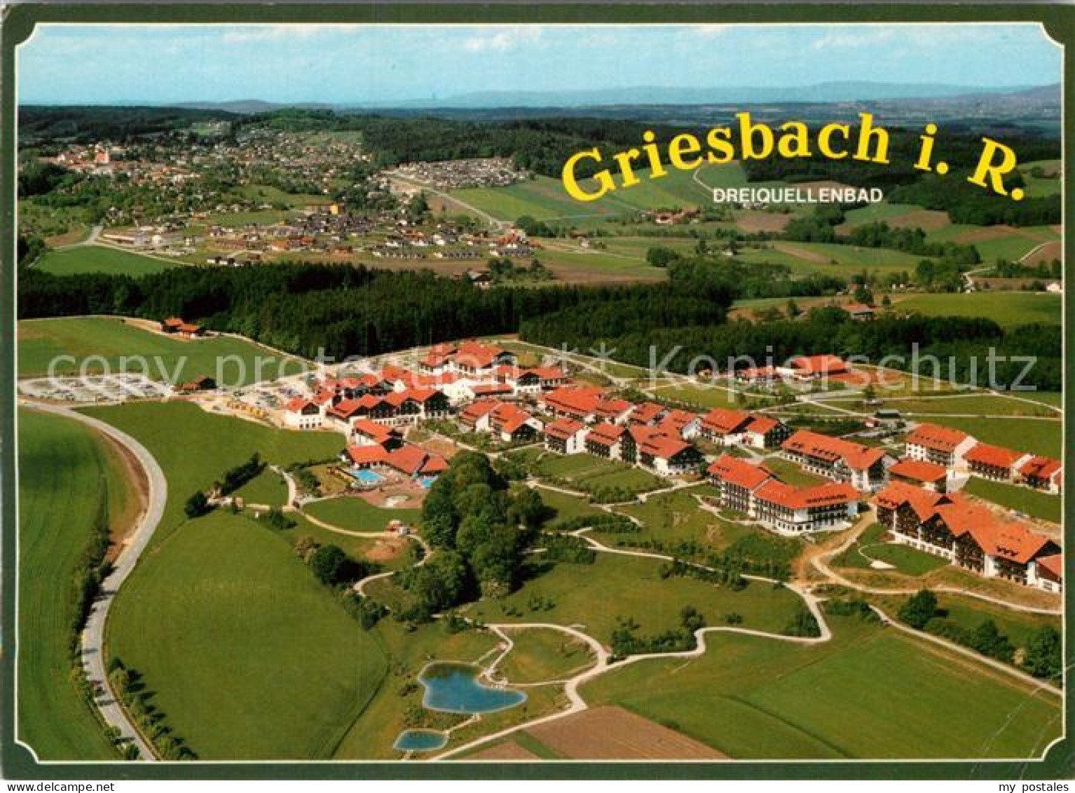 72944603 Bad Griesbach Rottal Dreiquellenbad Fliegeraufnahme Adlmoerting - Andere & Zonder Classificatie