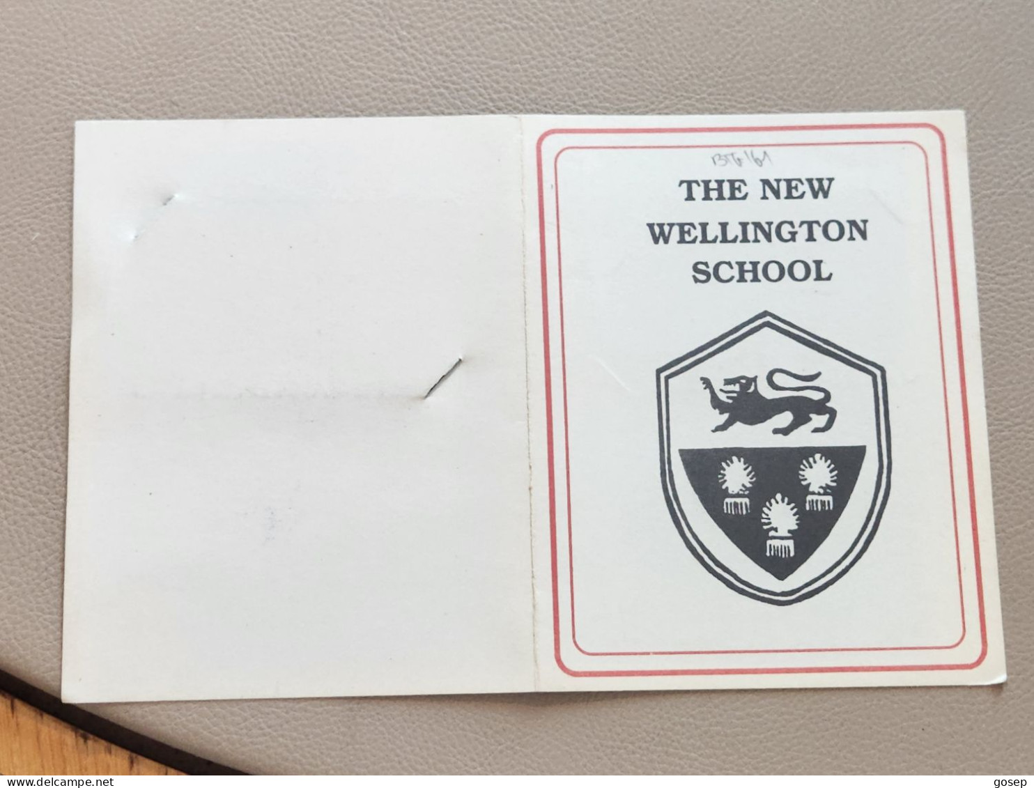 United Kingdom-(BTG-161)-New Wellington School-(466)(5units)folder(345D23487)(tirage-500)(price Cataloge-8.00£-mint - BT Emissioni Generali