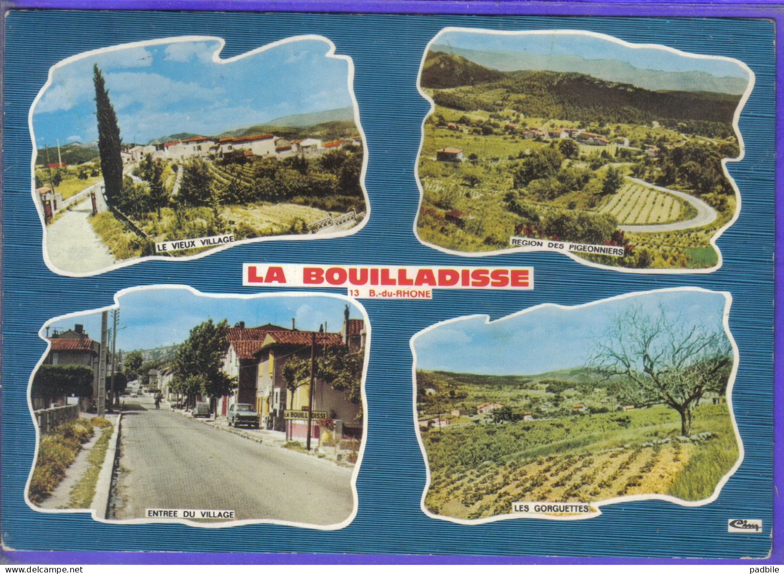 Carte Postale 13. La Bouilladisse  Très Beau Plan - Andere & Zonder Classificatie