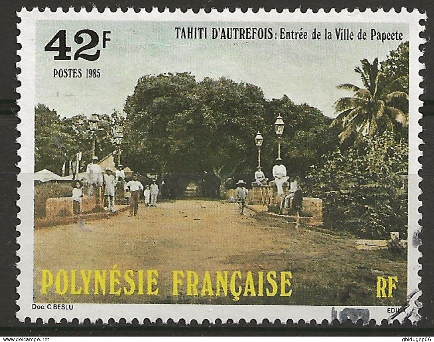 YT N° 233 - Oblitéré - Tahiti D'autrefois - Used Stamps