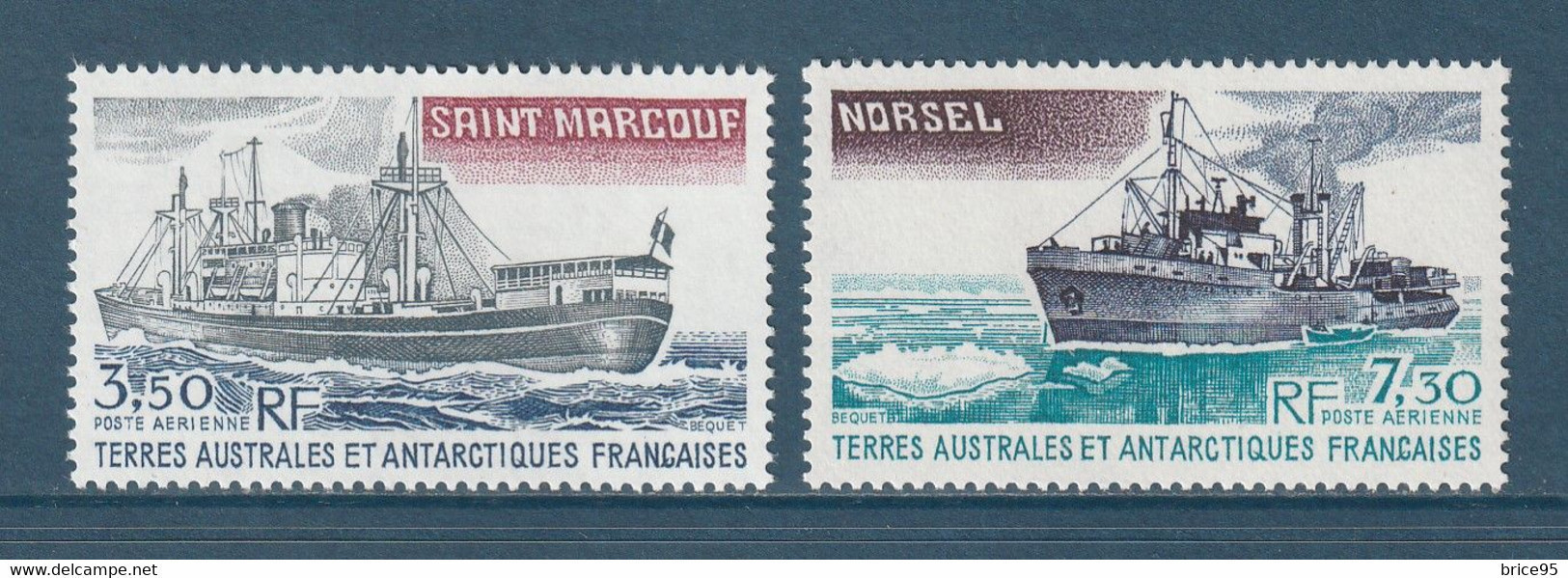 TAAF - Terres Australes Et Antarctiques Françaises - YT PA N° 63 Et 64 ** - Neuf Sans Charnière - 1980 - Luchtpost