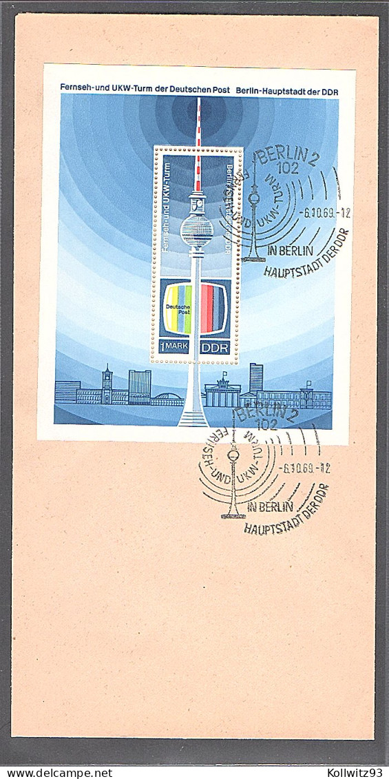 DDR. FDC. Mi.-Nr. Block 30 - Andere & Zonder Classificatie