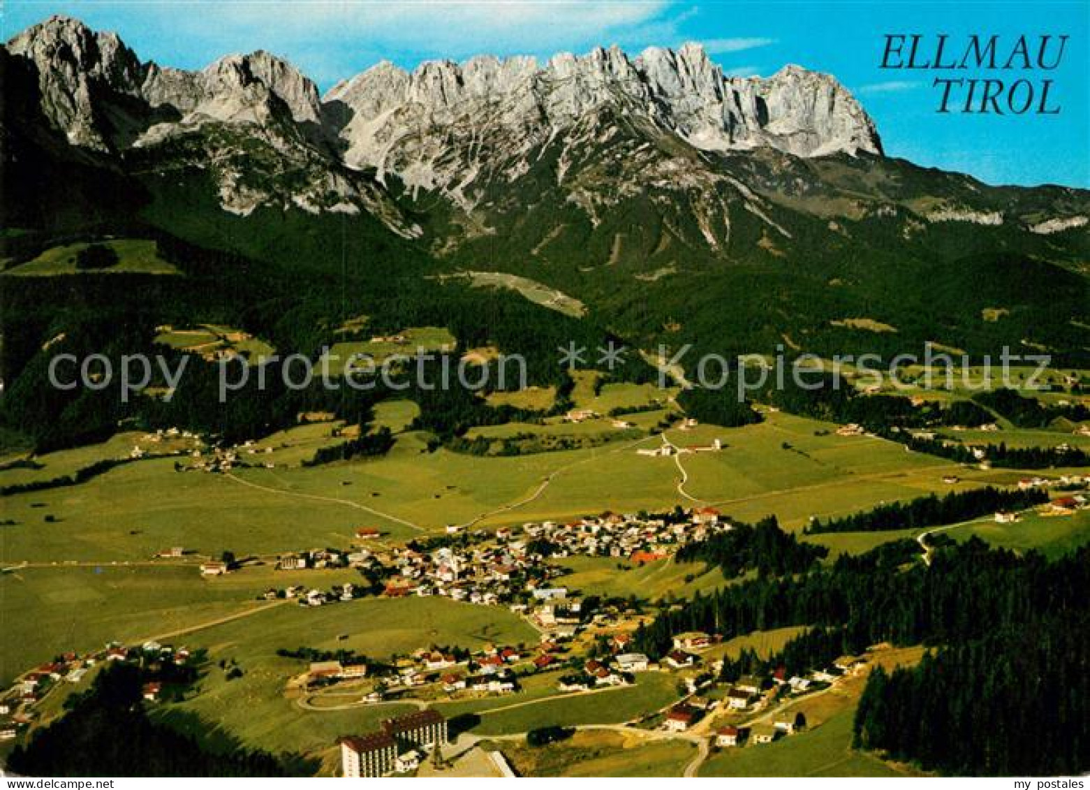 72943165 Ellmau Tirol Fliegeraufnahme Ellmau - Other & Unclassified