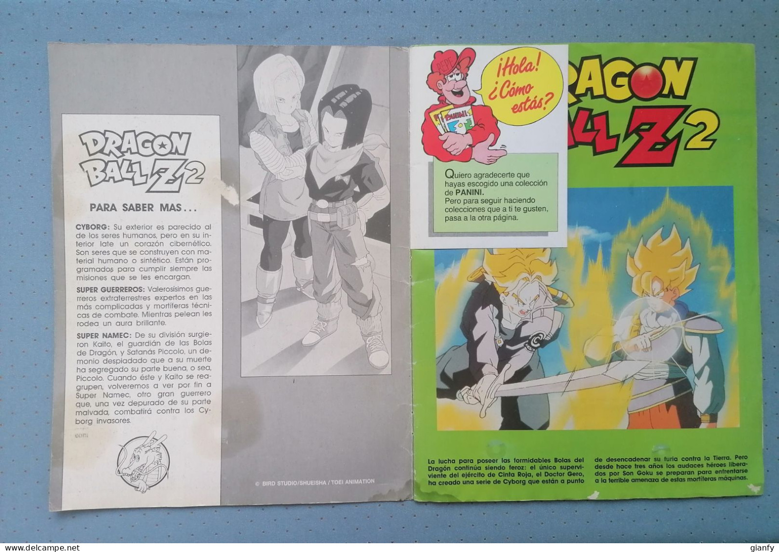 ALBUM FIGURINE PANINI DRAGONBALL Z2 COMPLETO 216/216 2000