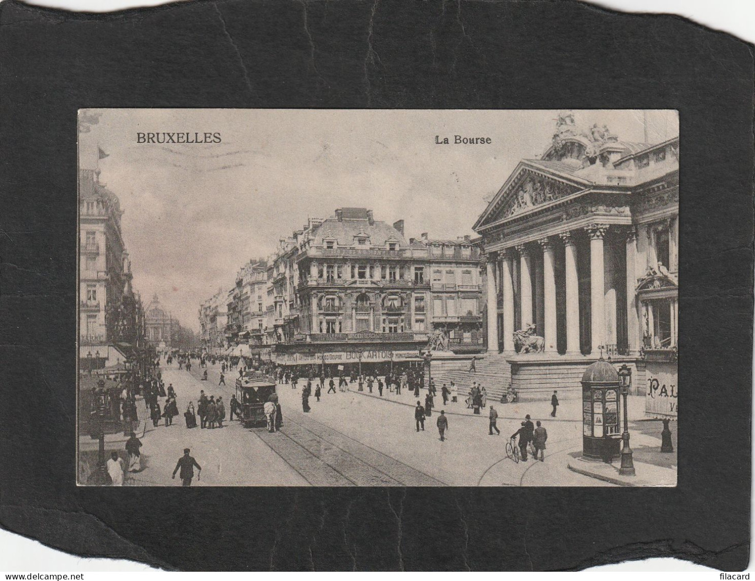 128947         Belgio,        Bruxelles,     La  Bourse,   VG   1922 - Monuments