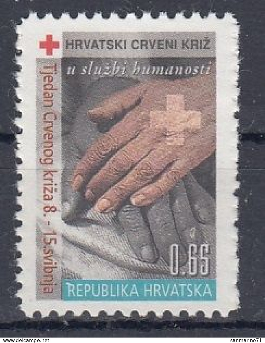 CROATIA Postage Due 93,unused - Croce Rossa