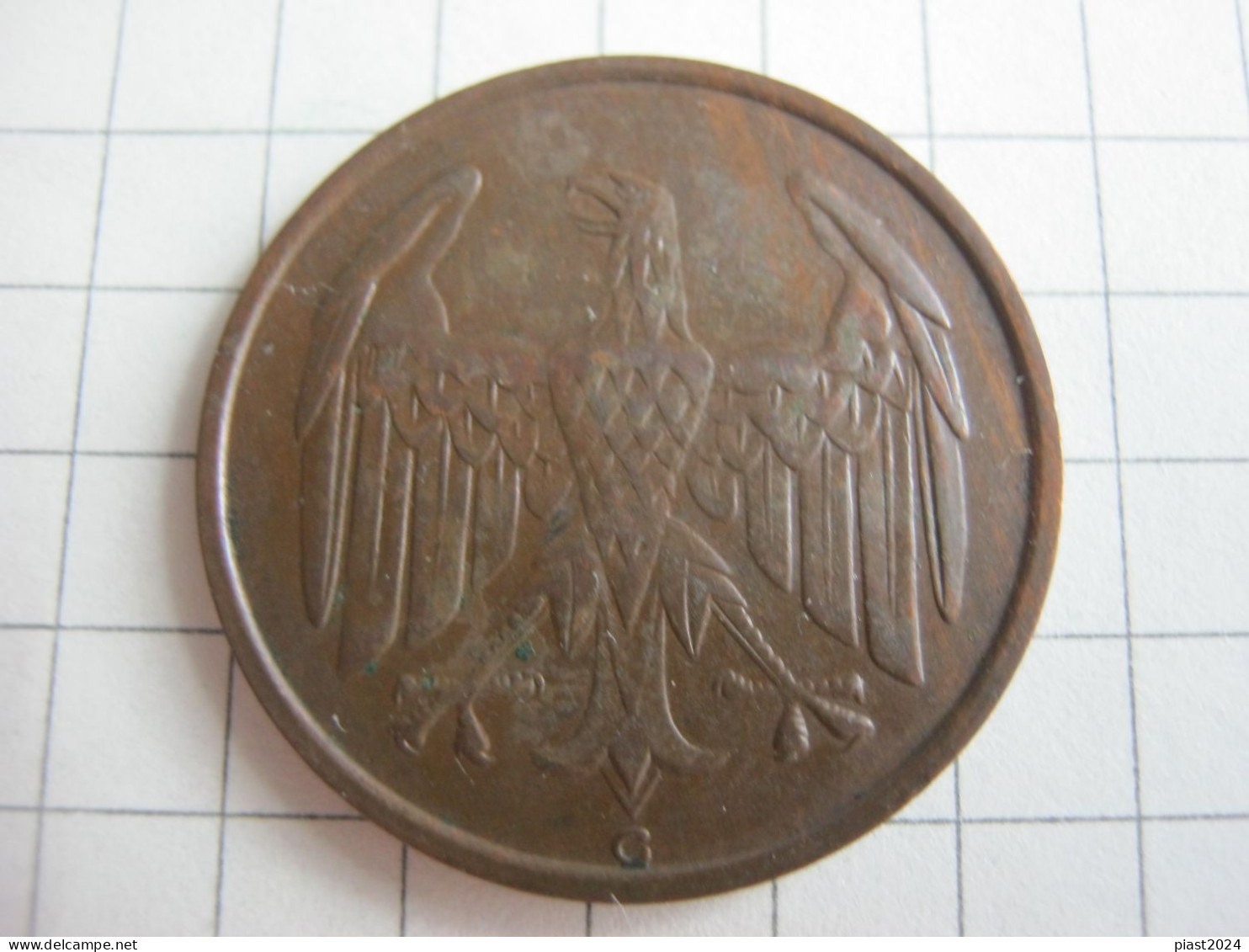 Germany 4 Reichspfennig 1932 G - 4 Reichspfennig