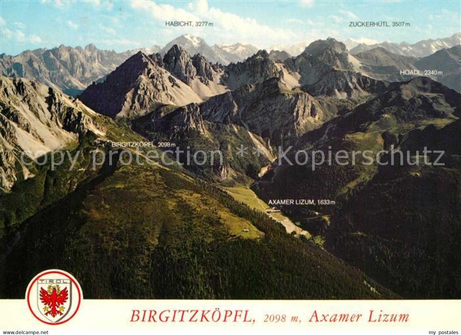 72943017 Birgitzkoepfl Panorama Bergkette Birgitzkoepfl - Andere & Zonder Classificatie