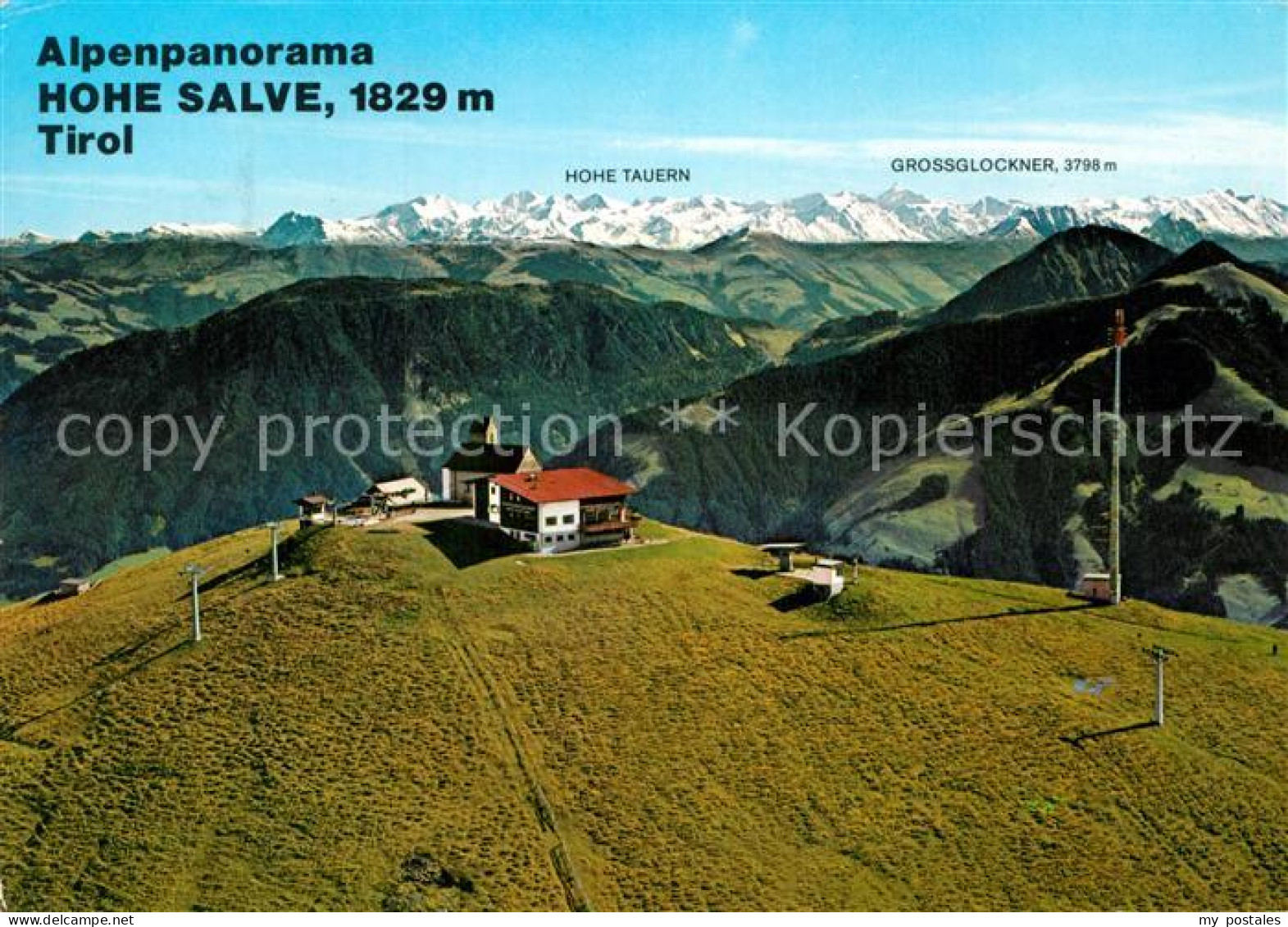 72942985 Hopfgarten Brixental Hohe Salve Gipfelrestaurant Hohe Tauern Hopfgarten - Andere & Zonder Classificatie