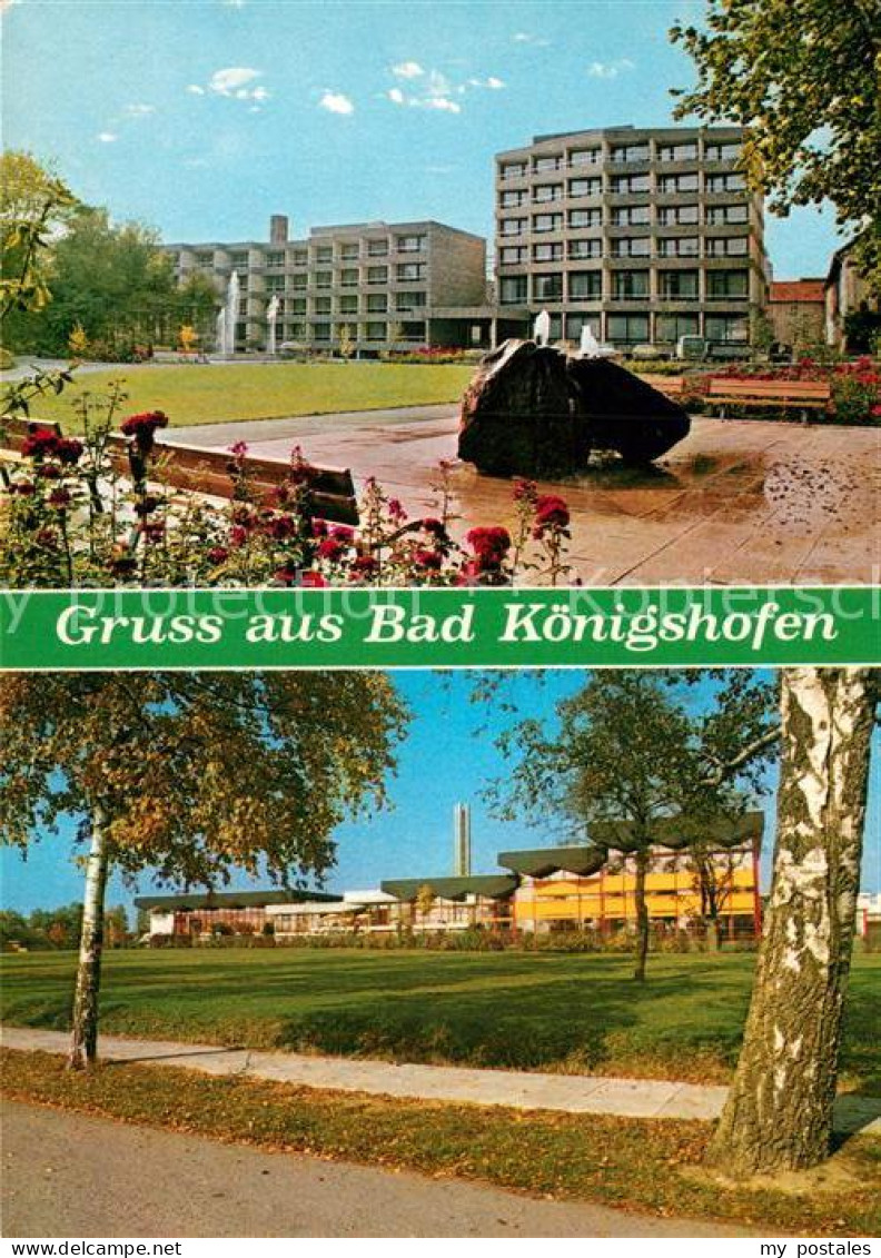 72942964 Bad Koenigshofen Kurhotel Promenade Brunnen Kurzentrum Bad Koenigshofen - Bad Koenigshofen