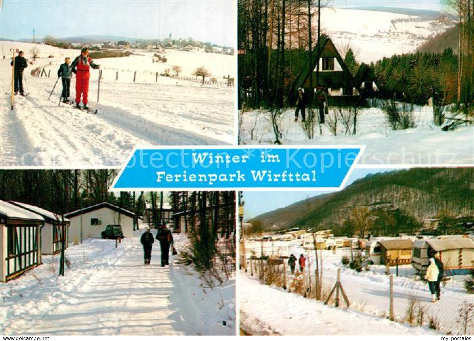 72942920 Stadtkyll Winter Im Ferienpark Wirfttal Wintersport Ferienhaus Bungalow - Autres & Non Classés