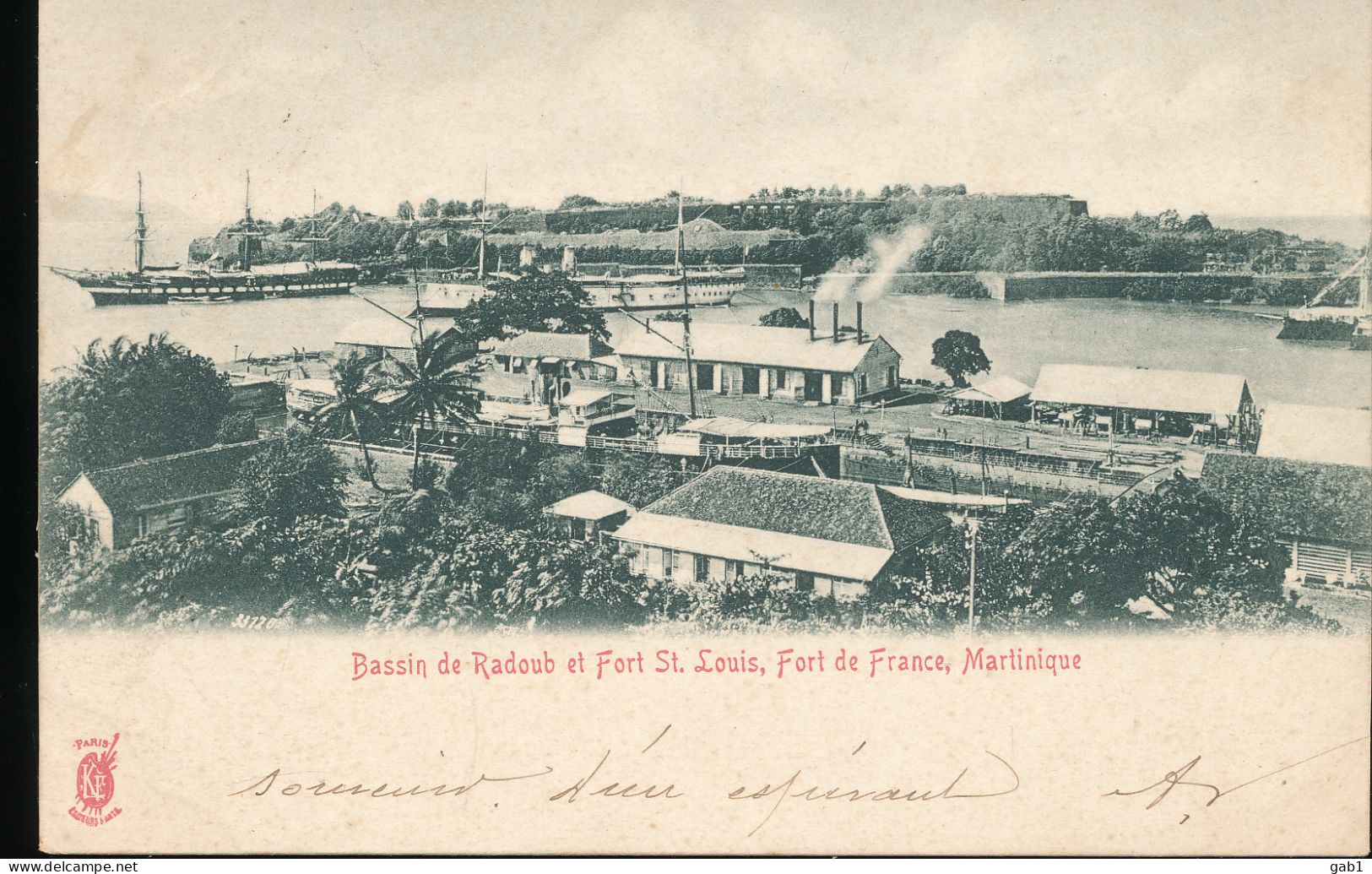 Martinique ---- Bassin De Radoub Et Fort St Louis , Fort De France , Martinique - Fort De France