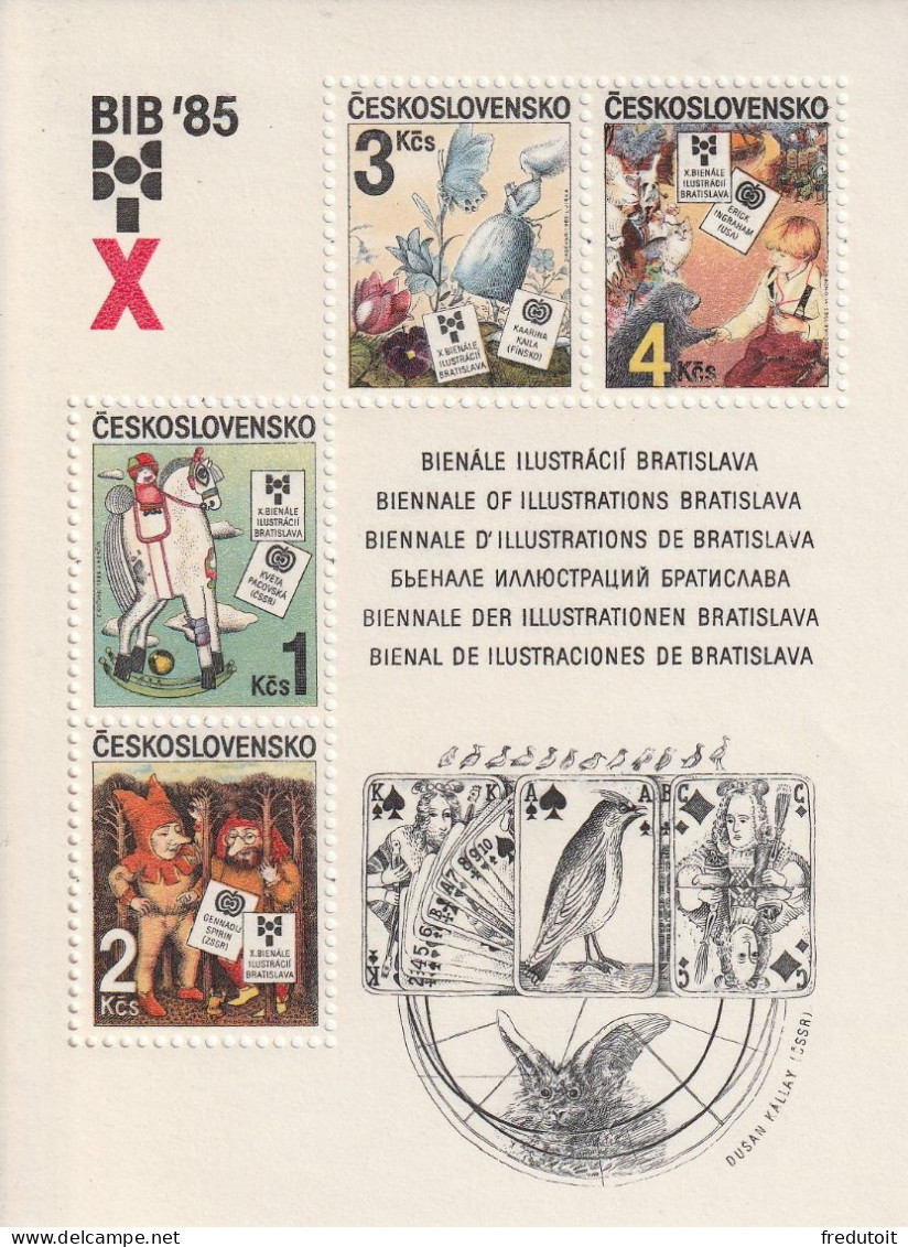 TCHECOSLOVAQUIE - BLOC N°70 ** (1985) Livre Pour Enfants - Blocchi & Foglietti