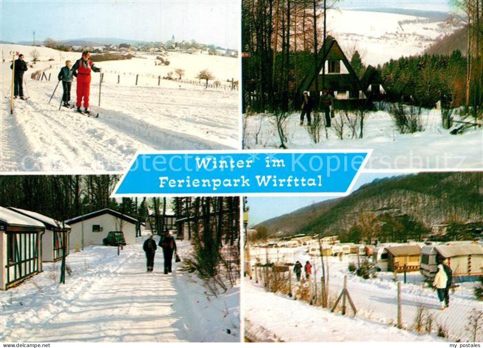 72942847 Stadtkyll Winter Im Ferienpark Wirfttal Skilanglauf Ferienhaus Stadtkyl - Altri & Non Classificati